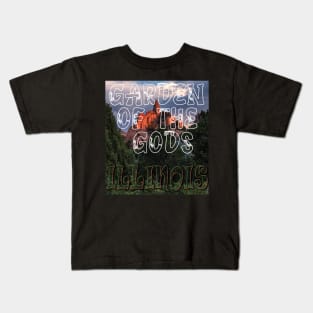 Garden of the gods, Illinois Kids T-Shirt